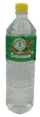 Розчин оцтової кислоти столовий Ранішні роси 9% 1 л